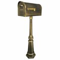 Special Lite Classic Curbside with Tacoma Mailbox Post Unit, Bronze SCC-1008_SPK-591-BRZ